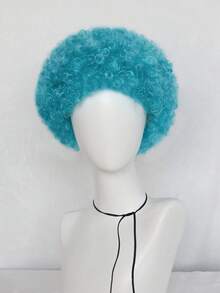 Màu Xanh Cyan Tóc Giả Ngắn Xoăn Tổng Hợp Tóc Giả Afro Unisex 60S Đảng Disco Tóc Giả Dành Cho Người Phụ Nữ Người Đàn Ông 70S 80S Hippie Tóc Giả Afro Phụ Nữ Đàn Ông Kim Loại Nặng Rocker Tóc Giả Funky Lớn Bouncy Mềm Kinky Quăn Tóc Giả Trang Phục Lạ Mắt Tóc Giả Chú Hề Vui Nhộn Cho Halloween Giáng Sinh Cosplay Trang Phục Hóa Trang Tóc Giả Nam Nữ Glueless Ngắn Lông Tơ Mềm Xoăn Rất Lớn Puff Tóc Giả 10 Inch Ngắn Xoăn Màu Cyan Tóc Điên Chơi Khăm Tóc Giả & 1 Bộ Tóc Giả Bộ Đội - Màu xanh Cadet - Xem 5