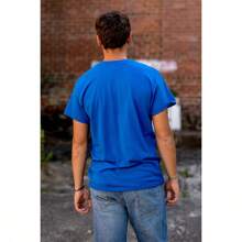 King Of Kings Jesus Christ Believer Graphic T Shirt - Royal - View 2