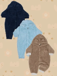 Baby Girls Jumpsuits - Màu xanh nhạt - Xem 1