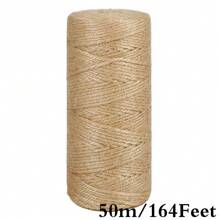 1roll 50M/164 Feet Multicolor Gift Wrapping Ribbon, Gift Wrapping Rope For Party,Christmas - Beige - View 19