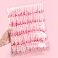 Bông Trang Điểm, 100 Chiếc Tam Giác Cao Cấp Nhung Bông Đánh Phấn Pizza Bột Mini Mặt Trang Điểm Bọt Biển Có Thể Giặt Và Dụng Cụ Trang Điểm Tiện Lợi - Nhiều màu - Xem 16