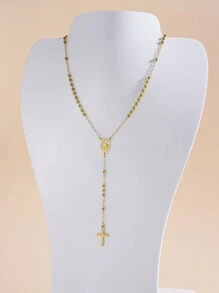 1 Miếng 3MM Thép không gỉ Vòng cổ đính cườm , Châu Âu và Châu Mỹ Thời trang Vật rủ xuống Đồ trang sức Đối với Của phụ nữ Mặc hàng ngày - Vàng - Xem 14