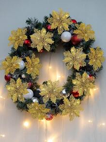 11pcs Artificial Christmas Flowers - 11pcs - View 6