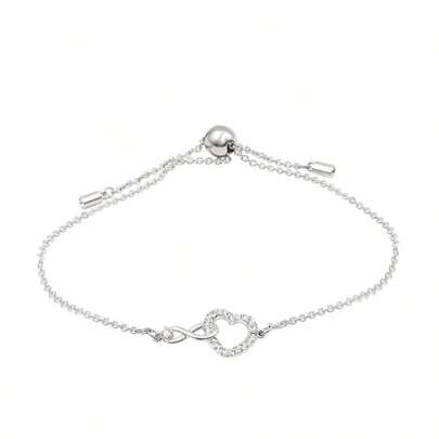  SWAROVSKI Hyperbola Solid Colored Lady's Infinite And Heart Shaped Bracelet 5524421