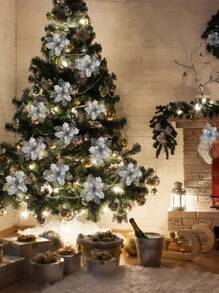 11pcs Artificial Christmas Flowers - 11pcs - View 2