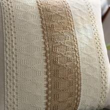 1 pièce Housse de coussin boho, housse de coussin pour coussin décoratif d'accent de ferme, housse de coussin neutre pour le canapé de chambre à coucher du salon