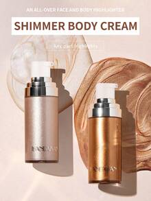 HANDAIYAN Highlighter Body Lotion: Brightening Serum For Long-Lasting, Natural-Looking Glow-Perfect For Summer Beaches, Pool Parties, Halloween, And Christmas Gifts. Ideal As A Gift For Birthdays, Valentine's Day, And Mother's Day. A Must-Have For Wild Parties - Taurus - 查看 1