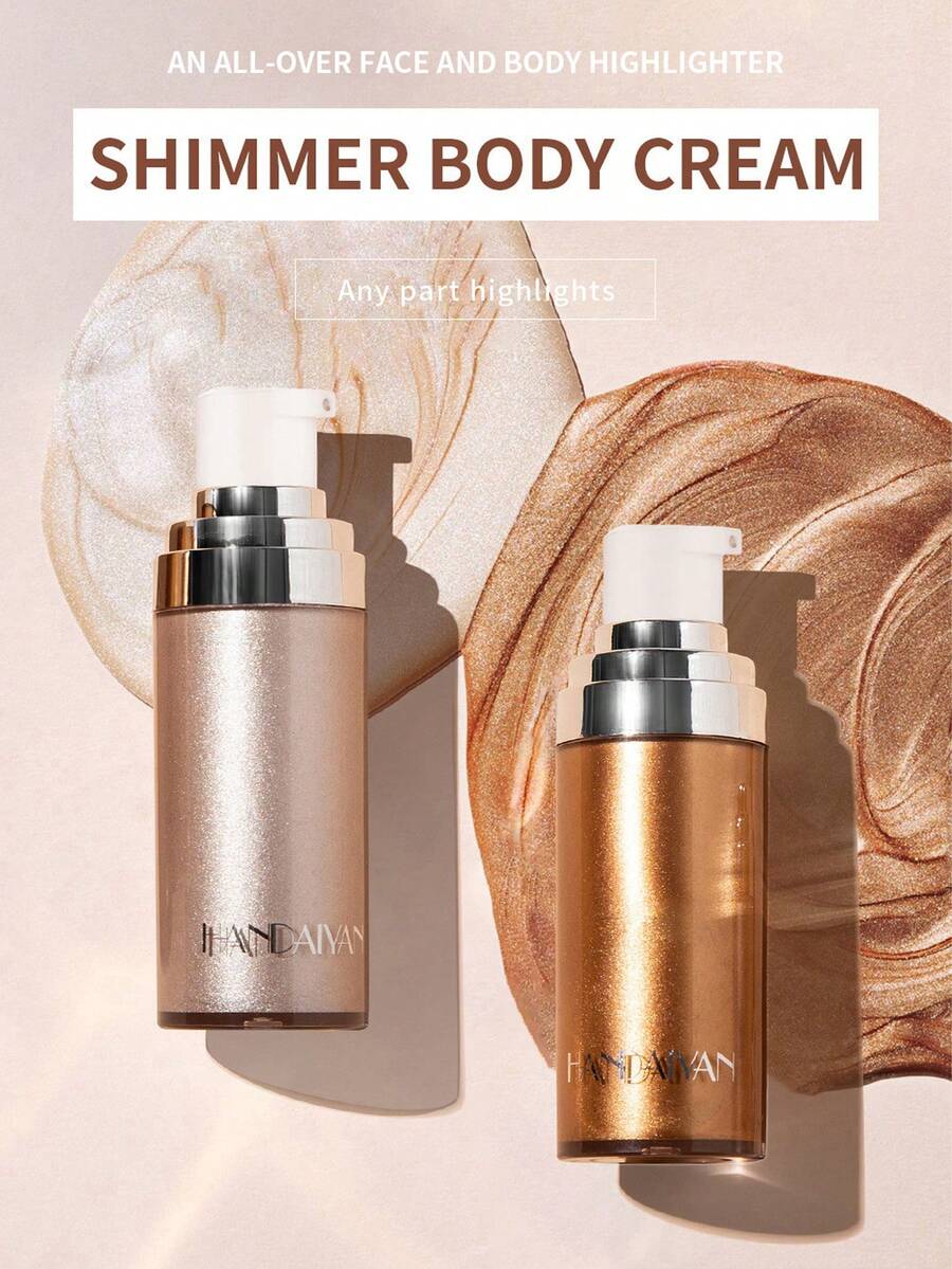 HANDAIYAN Highlighter Body Lotion: Brightening Serum For Long-Lasting, Natural-Looking Glow-Perfect For Summer Beaches, Pool Parties, Halloween, And Christmas Gifts. Ideal As A Gift For Birthdays, Valentine's Day, And Mother's Day. A Must-Have For Wild Parties - Taurus - 查看 1