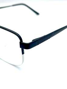 Men Eyeglasses - 黑色 - 查看 3