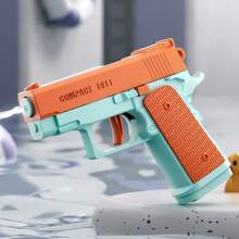 1 pieza Pistola de agua de verano para niños M1911 sin electricidad, pistola de alta presión totalmente automática, juguete de playa para niños y niñas