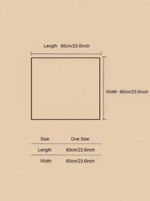 1PC Ladies Psychedelic Geo Print Square Scarf Elegant Neckerchief Bandana Women Satin Head Scarf Hair Accessories