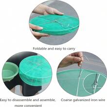 Dazone 4 Gói Bẫy Ruồi Trang Trại Có Thể Tái Sử Dụng Bắt Sát Thủ Treo Lồng Lưới Gây Hại Bọ Ruồi Bắt Cho Ngựa - màu xanh lá - Xem 10