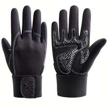 Gants de fitness complets unisex avec attelle de poignet, gants d'haltérophilie pour l'entraînement de poids et le soulevé de terre - A - Voir 1