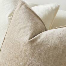 1 Peça Capa de Almofada Decorativa Lumbar Chenille 16x24 Polegadas, Estofada Macia, Capa Decorativa para Almofada de Sofá, Cama, Decoração de Casa em Cores Sólidas