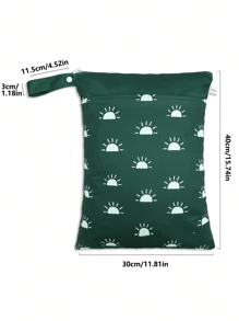 1pc Vintage Printed Beach Vacation Waterproof Storage Bag For Travel Storage Bag,Makeup Bag,Cosmetic Bag,Vacation Organizer,Large Capacity Makeup Organizer Makeup Case, For Lipstick, Brush, Skincare, Mobile Phone, Coin, Small Items, For Home,Gift,Vacation And Festival Halloween Christmas Multifunctional Use,Boho Vibes