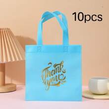 10 个带手柄的感谢无纺布礼品袋，适用于派对、生日、婚礼、节日、 - thankyou禮品袋 - 查看 17