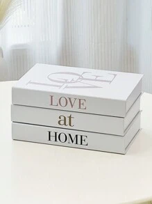 1pc/2pcs/3pcs Foldable Simulated Book Decoration, Modern Minimalist Decorative Books For Living Room Bookshelf, Home And Office Decorative Props, Designer Photography Props, Life-Sized Decorative Faux Books, Suitable For Homes, Offices, Hotels, Cafes, Shops, Live Broadcast Bookshelves, Handicraft Accessory Display Shelves, TV Cabinet Photo Props, Desk And Cabinet Decor Best Gifts Birthday Graduation