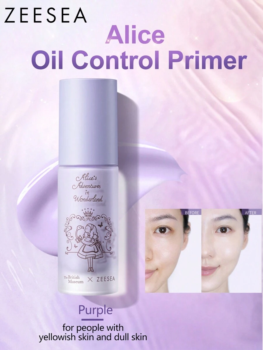 Zeesea Moist Color Correcting Primer Smooth Skin Invisible Pore Primer - #01 Purple - View 1