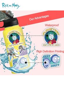 WB Officially Licensed 50PCS Vinyl Unique Sticker Waterproof UV Scratch Resistant Great For Mom Dad Grand Mother Father Teacher Sister Brother Boy Girl Friend Funny Valentine'S Day Gifts - Multicolor - View 5