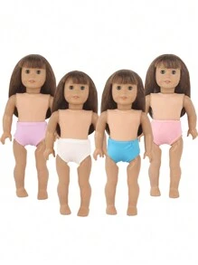 5pcs/4pcs/3pcs American Girl Doll Underwear Set, Doll Short Panties Clothing Accessory For 18-Inch Baby Dolls, Kids' Gift Toy (Doll Not Included) - 16 Styles Of Underwear - View 15