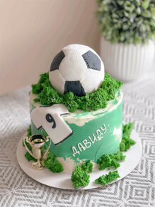 1 pieza Copa de pastel de fútbol con diseño de balón de fútbol, decoración de torta de fútbol para tema de fiesta de fútbol, decoración de pastel para cumpleaños de hombres, topper para cupcakes - Blanco y Negro - Ver 5