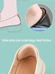 2/4/8/12pcs Comfortable And Soft Heel Pads, Transparent Anti-Slip Heel Stickers, Self-Adhesive Anti-Wear Heel Inserts, Heel Care Protectors, Shoe Size Adjuster Tool,For Women High Heels Women Pumps And Men Sneakers Shoes Summer Daily Wear