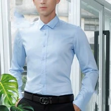 Men Shirts - Blue - View 2