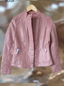 Women Jackets - Pink - View 1
