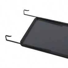 LIVINGANDHOME Living And Home Full Length Mirror With Rounded Corners Door Hanging - Black - View 6