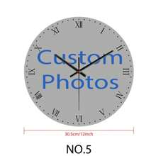 1pc Personalized Wall Colck, Custom Your Photo On Clocks,Gift For Your Family, Friend, Pets,Lovers Gifts Birthday Graduation