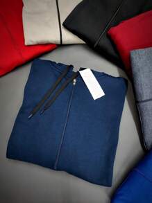 Men Sweatshirts - 深灰色 - 查看 2