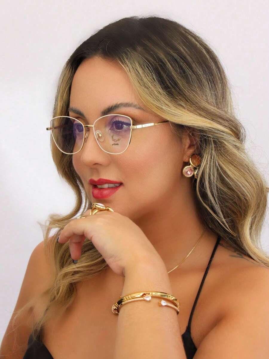 Women Glasses Accessories - 白色 - 查看 1