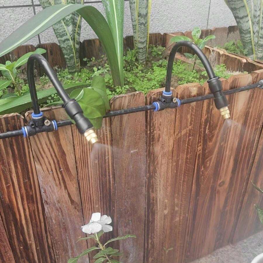Mist Cooling System, Patio Misting System With 10 Misting Nozzles ...