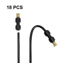 Hệ thống phun sương làm mát, Hệ thống phun sương sân trong với 10 vòi phun sương, Bộ phun sương ngoài trời cho sân vườn, nhà kính, bạt nhún cho công viên nước, Dụng cụ làm vườn, Dụng cụ làm vườn cho sân vườn - màu đen - Xem 4