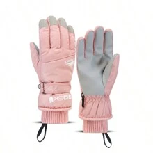 1 Pair Professional Outdoor Ski Gloves, Waterproof, Windproof, Thermal Lining, Hand Warmer, Touchscreen Functionality, Suitable For Both Men And Women, For Winter Skiing, Riding, Motorcycle, Winter Gloves, Snow Gloves - Multicolor - View 13
