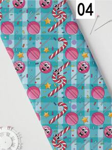 Dessert Series Polyester 110gsm DIY Fabric, Lightweight And Soft Handmade Fabric For Making Tablecloth, Wall Hanging, Clothes, Bags, Dust Covers, And Pillows - Multicolor - View 6