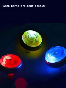 Christmas Decoration Launcher+2 Spinning Tops+Light-Up Toy+Parent-Child Interactive Toy, Best For Birthday And Festival Gifts
