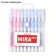 12 Colors Neutral Pen Set For Stationery, Handwritten Notes, Study Supplies Back To School