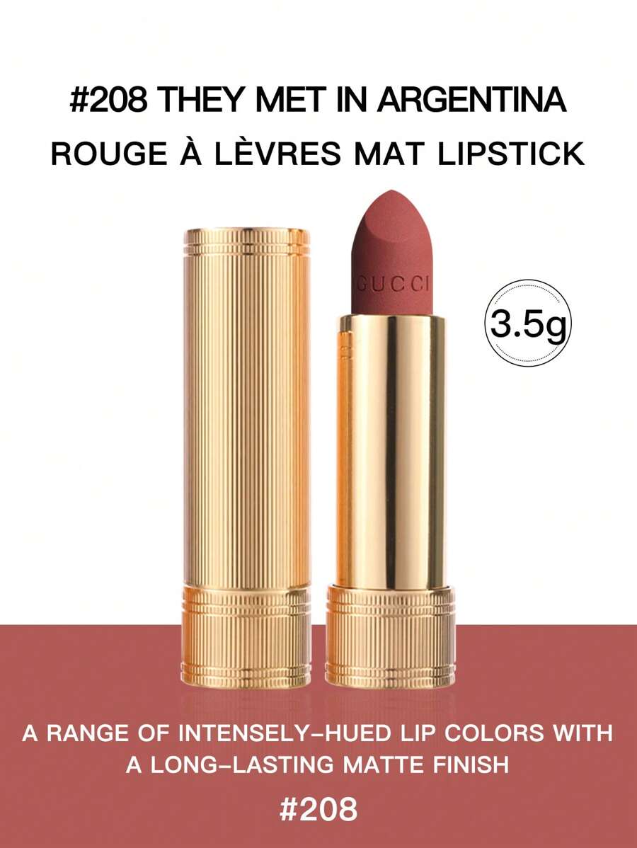 Gucci PINTALABIOS MATE PARA MAQUILLAJE DE MUJERES 208 - 208# - Ver 1