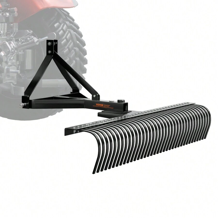 VEVOR Tow Behind Dethatcher, 72Inch Tow Dethatcher With 36 Steel Tines