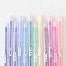 12 Colors Neutral Pen Set For Stationery, Handwritten Notes, Study Supplies Back To School