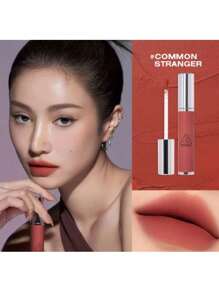 3CE Blurry Lip Gloss - #COMMON STRANGER | Creamy Smooth Texture, Ultra-Matte Finish | Long-Lasting Color, Nourishing Formula | Korean Makeup, Suitable For Halloween, Parties, Cosplay, A Gift For Women And Girls