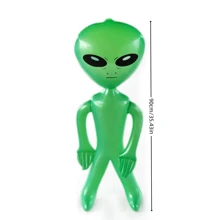 1入組90cm(35.43in) PVC充氣外星人娃娃萬聖節派對酒吧裝飾娃娃，聖誕節、萬聖節、感恩節禮物 - 多色 - 查看 8