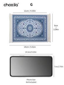 choxila 1pc Table Coaster, Table Mat, Fabric Tassel Carpet Coaster, Coffee Mat For Table Desk Cup