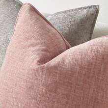 1pc Chenille Lumbar Throw Pillow Covers 16x24 Inch Soft Textured Decorative Cushion Cases For Couch Sofa Bed Solid Home Decor Pillowcases