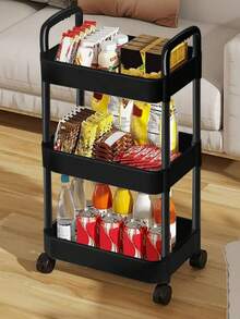 Nergo Carrito Plegable Con Ruedas Carrito Organizador 3 Niveles Estante Organizador Muebles Para Baño Estantes Organizadores Muebles Para Recamara Carrito Auxiliar  Organizador De Baño Muebles De Cocina Alacenas Para Despensa Mueble Organizador Organizador Para Baño Anaquel Plastico Organizador De Metal Mueble Organizador Para Baño Carrito De Bar Mueble De Cocina Mueble Lavanderia Mueble Blanco Organizador Remates De Almacén Lavadero  Almacenamiento De Suministros De Pintura Juego De Almacenamiento De Cocina Estanterías Isla De Almacenamiento & Carritos Trolly Cart With Wheels Home Office Essentials Cart With Wheels Wheeled Cart Regalos Para Niños Regalos Para Mujeres Festival De Estudiantes   #Hotsale #Sheinhotmayo #ordenytidiness #hogarordenado - Negro - Ver 6