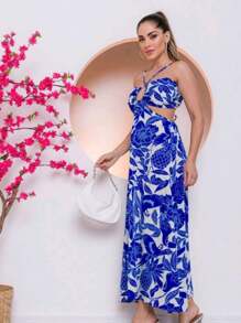 Women Dresses - Màu xanh lam - Xem 4
