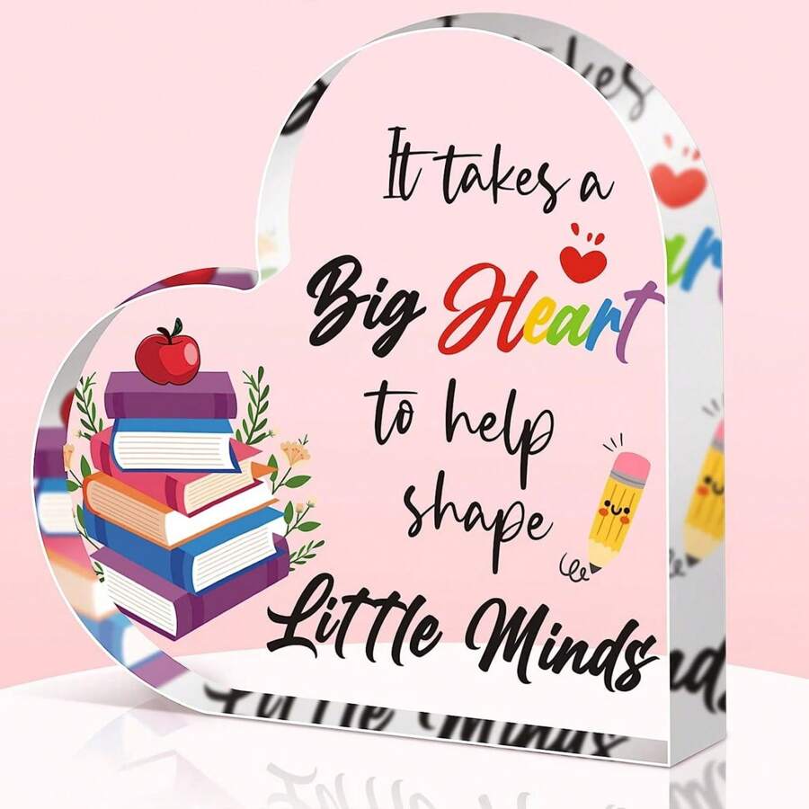 送給女士的感恩節禮物、復活節和聖誕節禮物、鎮紙紀念品、送給老師的感謝禮物、書桌裝飾...背面有薄膜，用於雙面打印前撕下，有此要求的必須撕掉薄膜 - 白色 - 查看 1