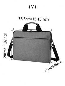 1 pieza Estuche multiusos compatible con iPad y portátil con correa de transporte y mochila, disponible en 3 tamaños, color gris - Gris - Ver 11