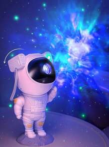 Astronauta Night Light Projetor Luminaria Lâmpada Funcional Galaxias Nebulosa Estrelas